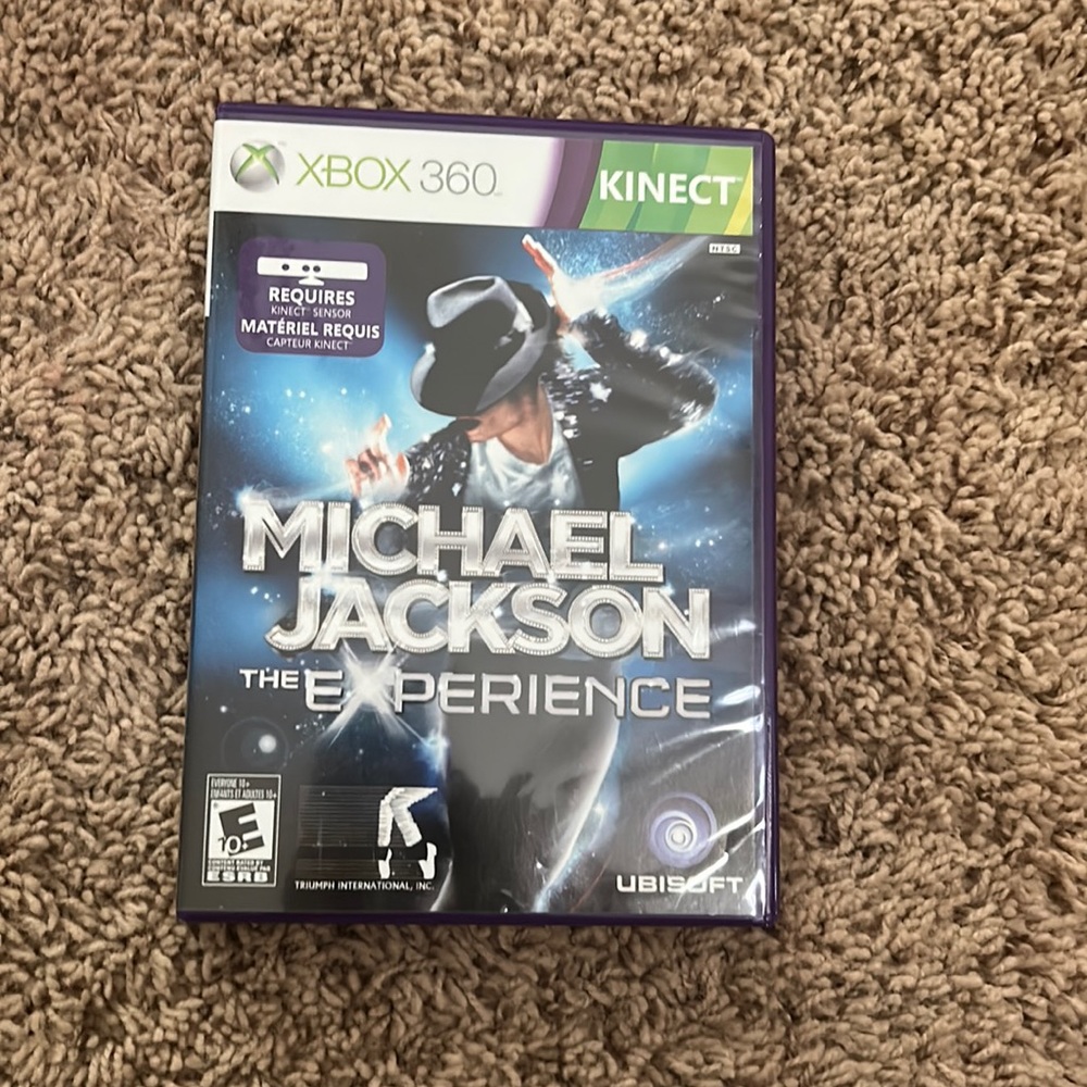 Micheal Jackson “ the experience” Xbox 360 game